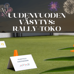 Uudenvuoden väsytys: omatoimitreeni rally-tokoradoilla ke 31.12. klo 10-18 välillä